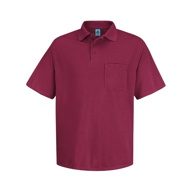 Red Kap Mens Performance Knit Polyester Solid Shirt Red Kap Mens Performance Knit Polyester Solid Shirt